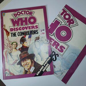 Dr. Who Discover-The Conquerors Magazine with Colour Poster (Poster AS IS)